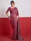 Shisha By Girnar Semi Modal With Mirror Work Saree